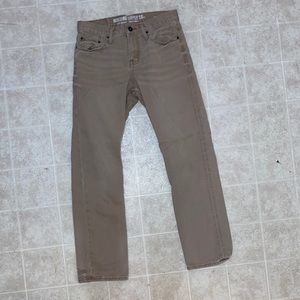 Mossimo Tan Jeans. Slim Straight. 30x30